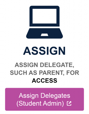 Assign delegate such as parent for access